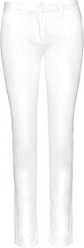 K741 Calças chino de senhora tam: 40 cor: White : Kariban T...