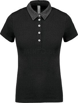 Polo de senhora jersey bicolor K261