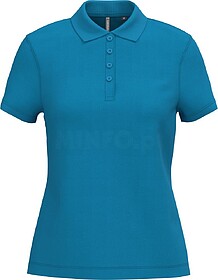 K255C Polo piqué de senhora de manga curta tam: L cor: Trop...