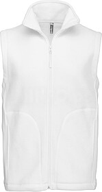 K913 Colete micropolar de homem tam: 4XL cor: White : Kariba...