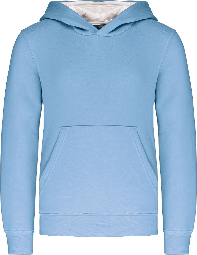 Sweatshirt de criança com capuz em contraste K453
