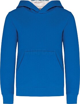 Sweatshirt de criança com capuz em contraste K453