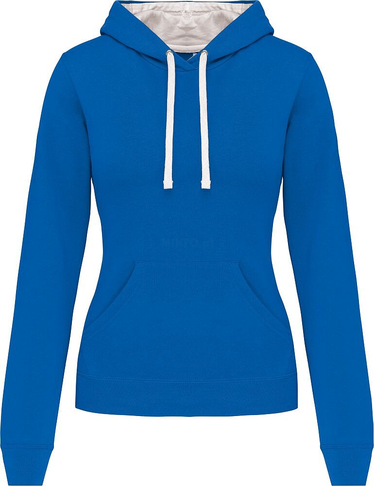 Sweatshirt de senhora com capuz em contraste K465