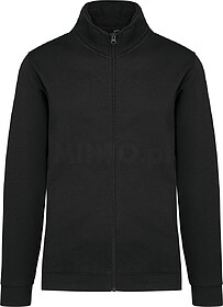 K472 Casaco cardado com fecho tam: XS cor: Black : Kariban A...