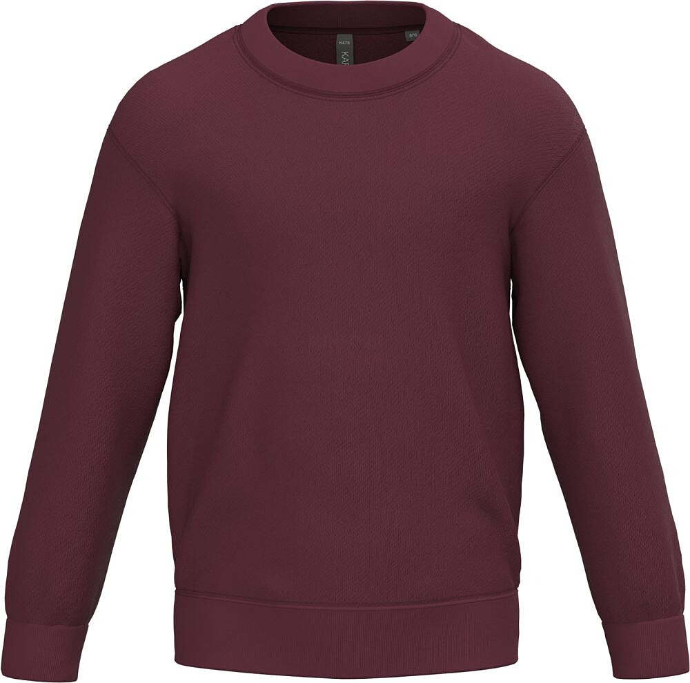 Sweatshirt de criança com decote redondo K475