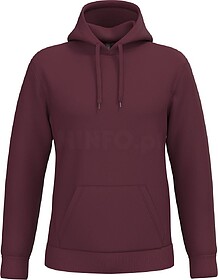 K476 Sweatshirt de homem com capuz tam: S cor: Wine : Kariba...