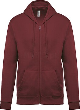 Sweatshirt com fecho e capuz K479