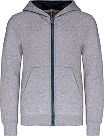 K486 Sweatshirt de criança com capuz e fecho tam: 6/8 years...