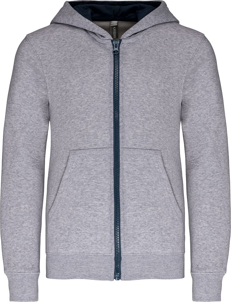 Sweatshirt de criança com capuz e fecho K486