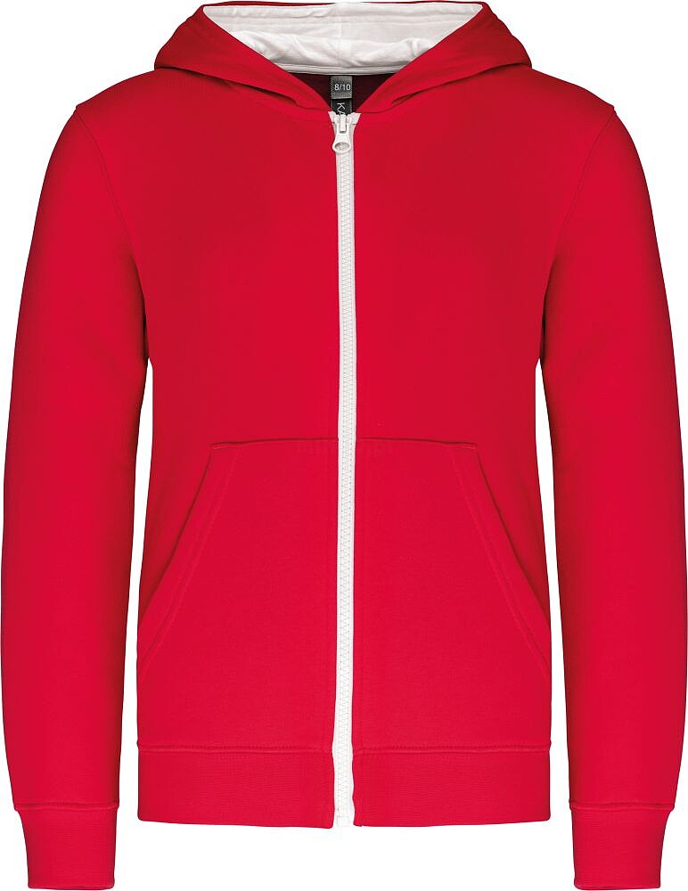 Sweatshirt de criança com capuz e fecho K486