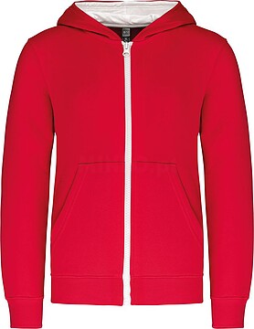 Sweatshirt de criança com capuz e fecho K486