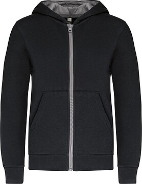 Sweatshirt de criança com capuz e fecho K486