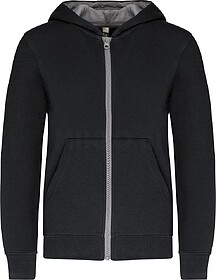 K486 Sweatshirt de criança com capuz e fecho tam: 6/8 years...