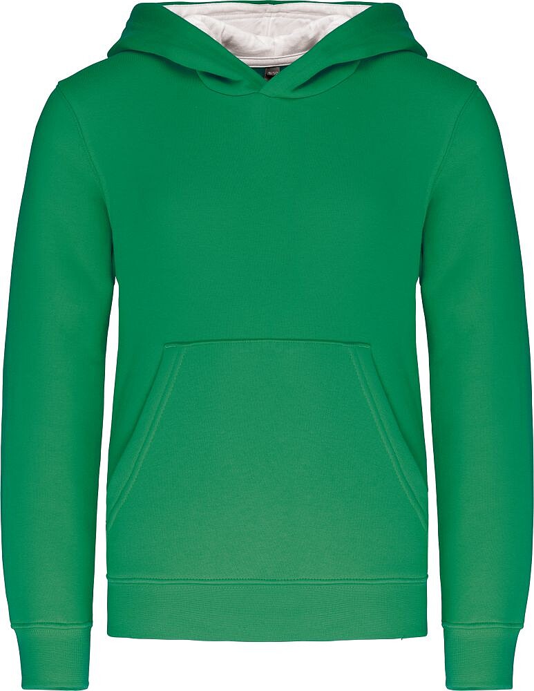 Sweatshirt de criança com capuz em contraste K453