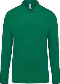 K256C Polo piqué de homem de manga comprida tam: 4XL cor: K...