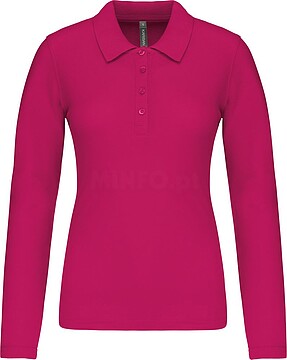 Polo piqué de senhora de manga comprida K257