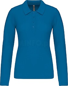 K257C Polo piqué de senhora de manga comprida tam: XS cor: ...