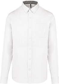 K586 Camisa Nevada de homem de manga comprida tam: XL cor: W...