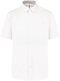 K587 Camisa Ariana de homem de manga curta tam: S cor: White...