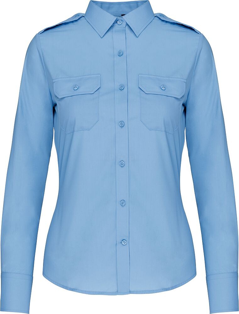 Camisa piloto de senhora de manga comprida K506