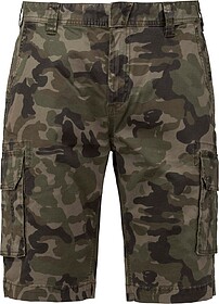 K754CC Bermuda multibolsos de homem tam: 44 cor: Olive Camou...