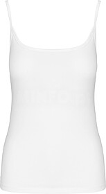K397 Top de alças de senhora tam: XL cor: White : Kariban T...