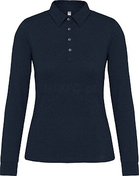 Polo jersey de senhora de manga comprida K265
