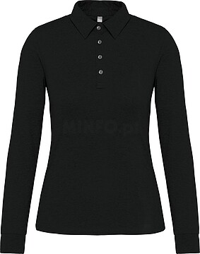 Polo jersey de senhora de manga comprida K265