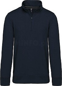 K487 Sweatshirt 1/2 fecho tam: M cor: Navy : Kariban Excelen...