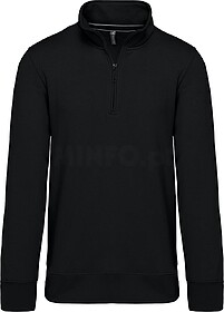 K487 Sweatshirt 1/2 fecho tam: XL cor: Black : Kariban Excel...