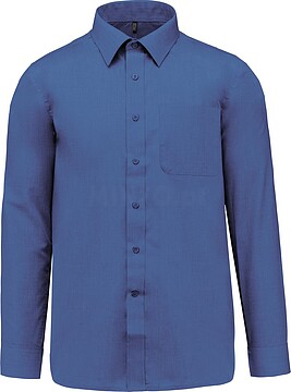 Camisa popeline poliéster/ algodão de tratamento fácil K545