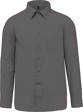 Camisa popeline poliéster/ algodão de tratamento fácil K545