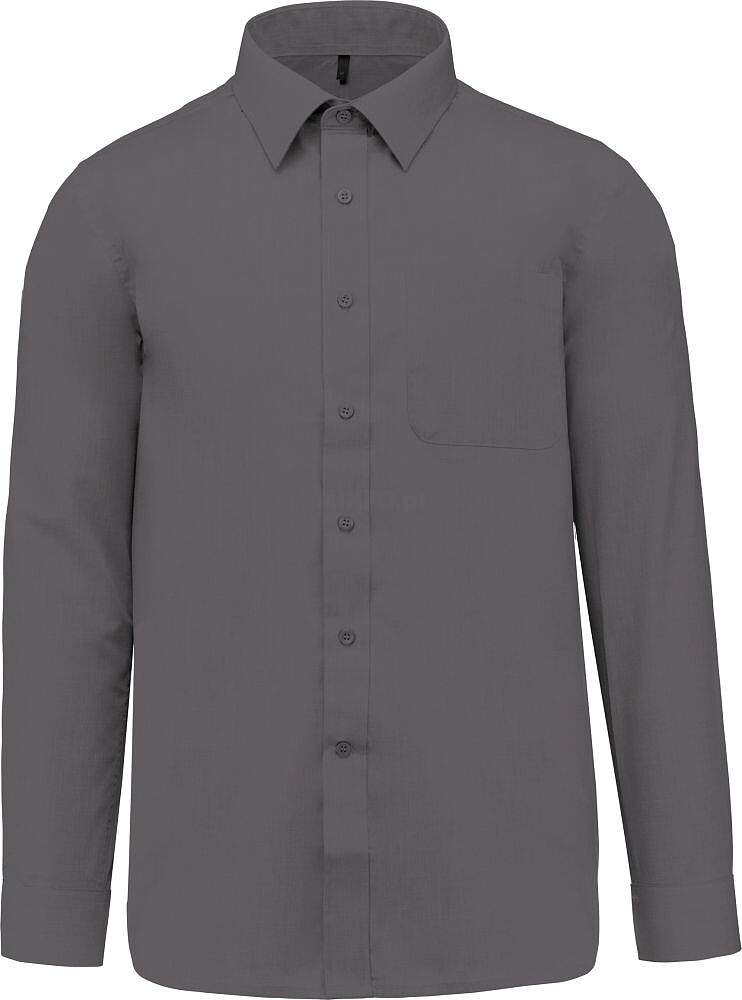 Camisa popeline poliéster/ algodão de tratamento fácil K545