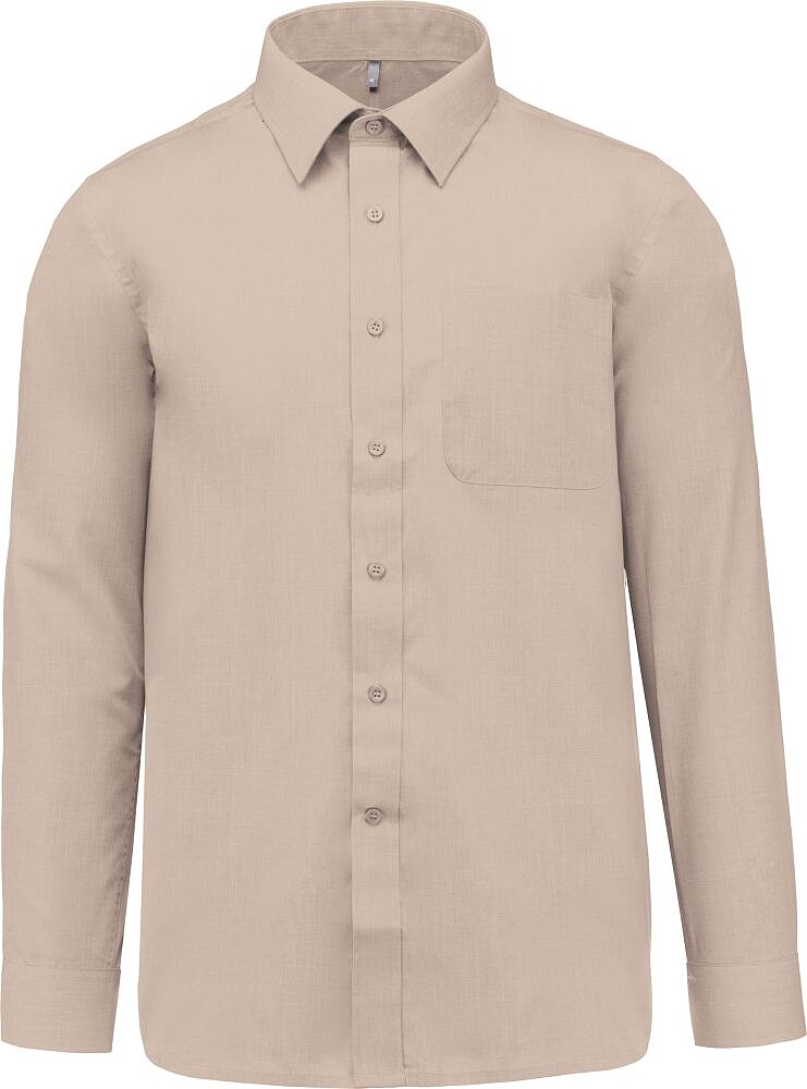 Camisa popeline poliéster/ algodão de tratamento fácil K545