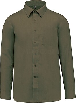 Camisa popeline poliéster/ algodão de tratamento fácil K545