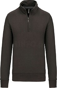 K487 Sweatshirt 1/2 fecho tam: XXL cor: Dark Grey : Kariban ...