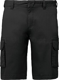 K754 Bermuda multibolsos de homem tam: 38 cor: Black : Karib...