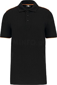 WK270X Polo com contraste Day To Day de manga curta tam: 3XL...
