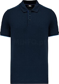 WK270X Polo com contraste Day To Day de manga curta tam: 4XL...