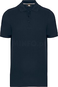 WK274C Polo de manga curta tam: L cor: Navy : WK. Designed T...