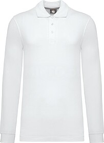 WK276X Polo de manga comprida tam: 4XL cor: White : WK. Desi...
