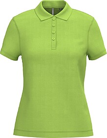 K255C Polo piqué de senhora de manga curta tam: XS cor: Lim...