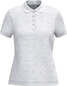 K255C Polo piqué de senhora de manga curta tam: XS cor: Ash...