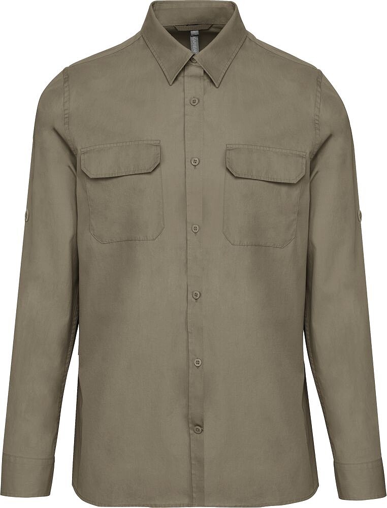 Camisa Safari de manga comprida K590