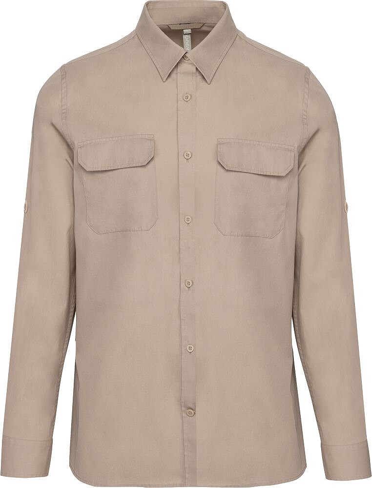 Camisa Safari de manga comprida K590