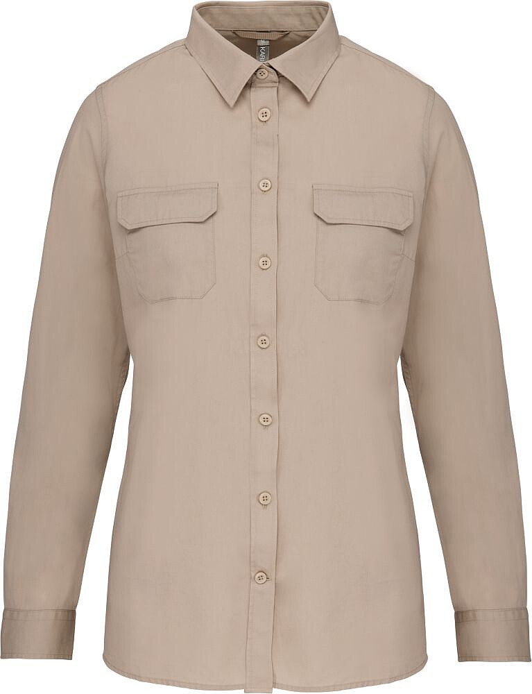 Camisa Safari de senhora manga comprida K591