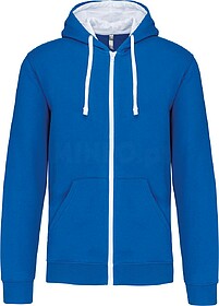 K466 Casaco sweatshirt com capuz em contraste tam: XS cor: L...