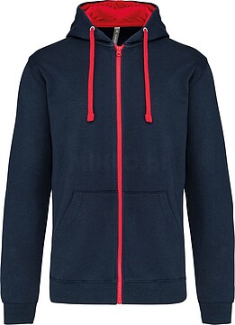 Casaco sweatshirt com capuz em contraste K466
