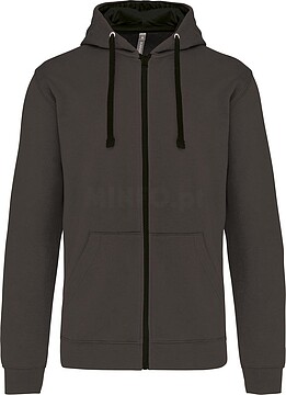 Casaco sweatshirt com capuz em contraste K466