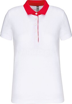 Polo de senhora jersey bicolor K261